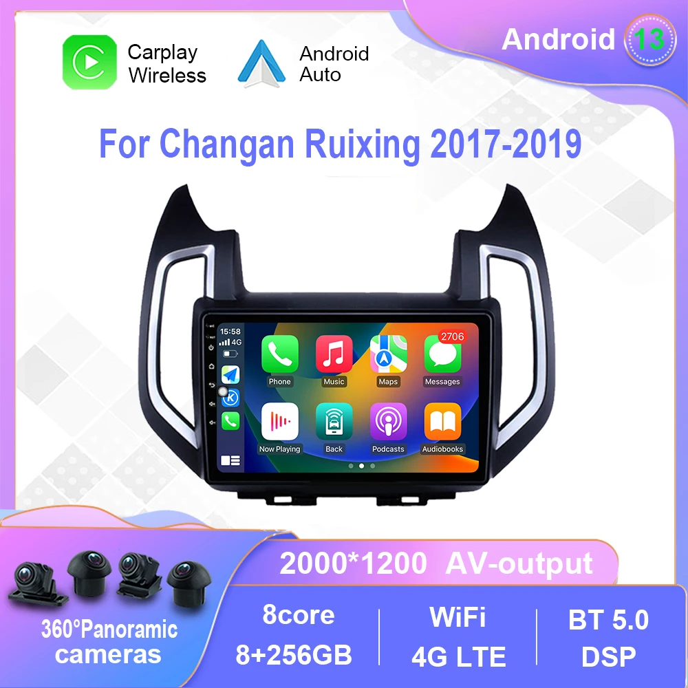 Android 12.0 For Changan Ruixing 2017-2019 Car Radio Multimedia Video Player Navigation stereo GPS Carplay No 2din 2 din dvd
Android 12.0 For Changan Ruixing 2017-2019 Car Radio Multimedia Video Player Navigation stereo GPS Carplay No 2din 2 din dvd