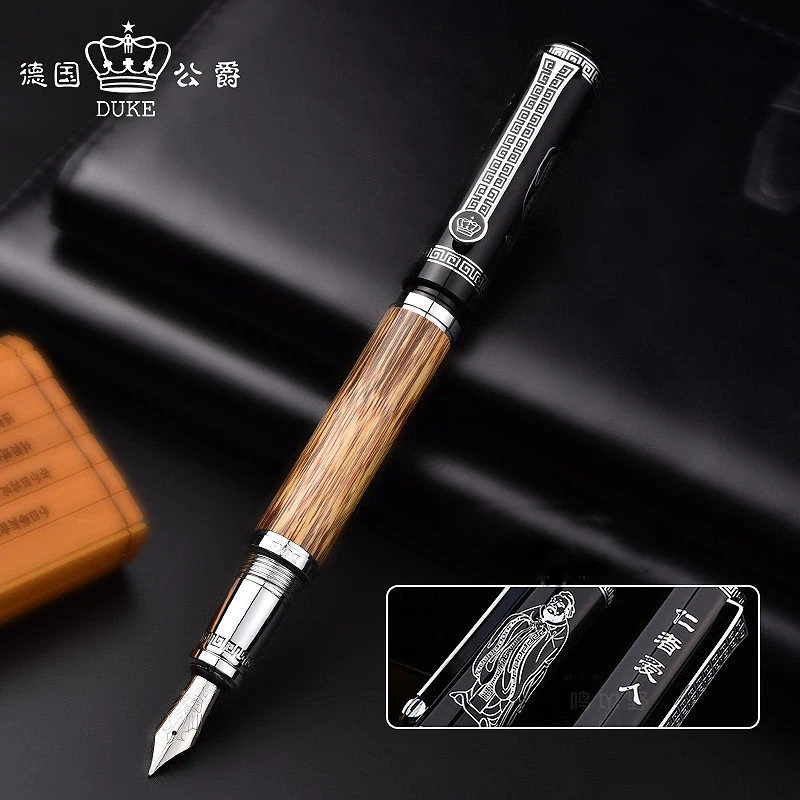 Ручка перьевая Duke 551 Мужская медная, роскошная элегантная ручка Конфуция в деловом стиле, Канцтовары, офисные принадлежности, чернильные ру...
Ручка перьевая Duke 551 Мужская медная, роскошная элегантная ручка Конфуция в деловом стиле, Канцтовары, офисные принадлежности, чернильные ру...