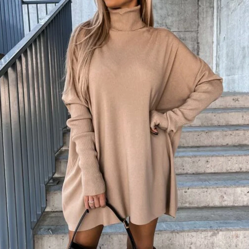 Женское модное однотонное прямое платье с высоким воротником и длинным рукавом, Осеннее Элегантное повседневное платье, зимнее теплое вяза...
Женское модное однотонное прямое платье с высоким воротником и длинным рукавом, Осеннее Элегантное повседневное платье, зимнее теплое вяза...