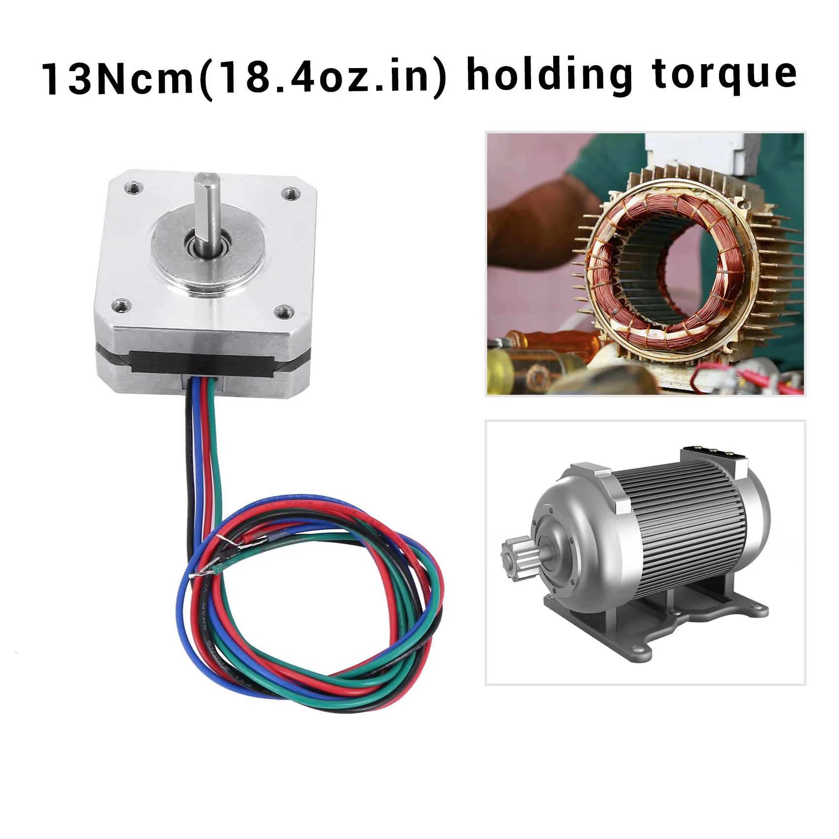 Шаговый двигатель 17Hs08-1004S Nema 17 4-Lead, 20 мм, 1 А, 13 см (18,4 унций), 42 шага Nema17 для 3D-принтера, Cnc Xyz
Шаговый двигатель 17Hs08-1004S Nema 17 4-Lead, 20 мм, 1 А, 13 см (18,4 унций), 42 шага Nema17 для 3D-принтера, Cnc Xyz
