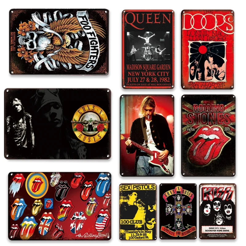Vintage Pop Music Poster Metal Plates Sweet Home Wall Decorative Plaques Personalized Souvenir Gifts Bedroom Wall Decor Signs
Vintage Pop Music Poster Metal Plates Sweet Home Wall Decorative Plaques Personalized Souvenir Gifts Bedroom Wall Decor Signs