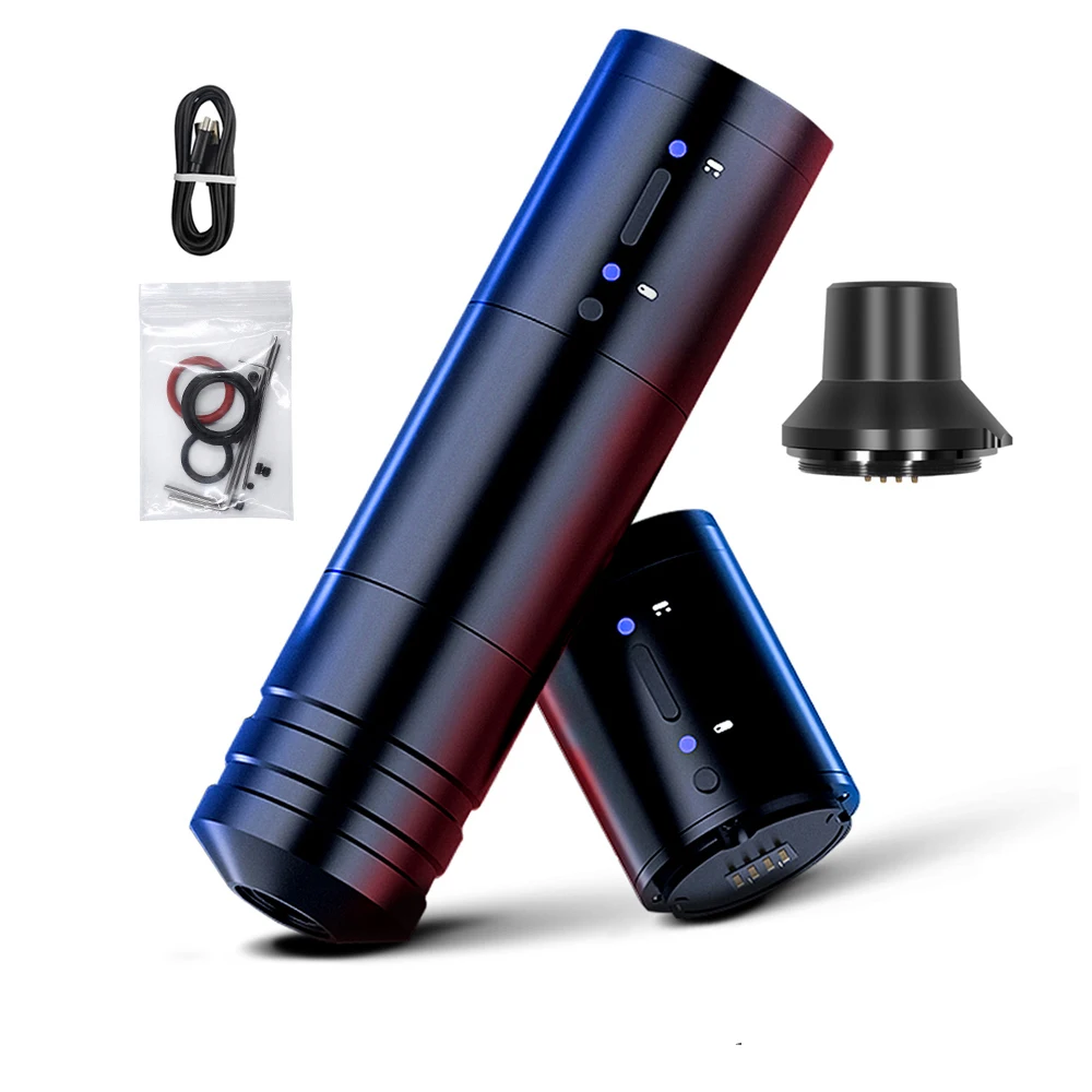 Профессиональная Беспроводная Машинка для тату-ручек, ход 4,0 ММ, мощный Бессердечный двигатель постоянного тока, цифровой дисплей для тела художника 
Профессиональная Беспроводная Машинка для тату-ручек, ход 4,0 ММ, мощный Бессердечный двигатель постоянного тока, цифровой дисплей для тела художника