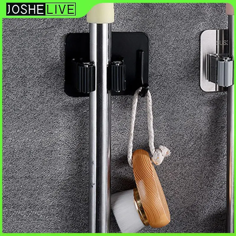 Space Saving Mop Clip Mops Rack Hanging Punch-free Wall Mounted Broom Racks Lightweight And Durable Bathroom Accessories
Space Saving Mop Clip Mops Rack Hanging Punch-free Wall Mounted Broom Racks Lightweight And Durable Bathroom Accessories