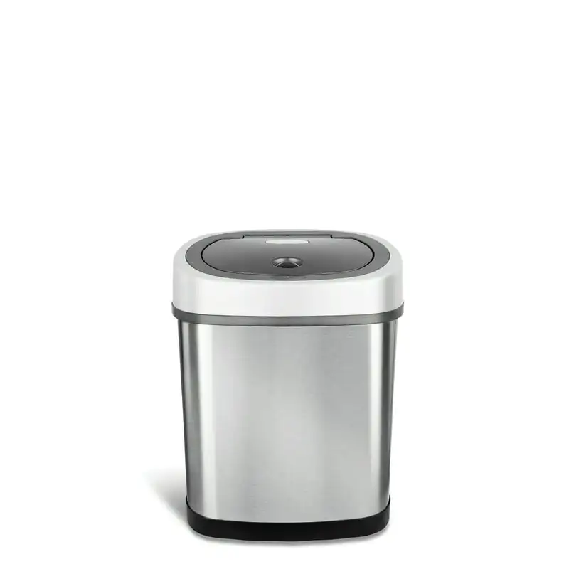 Gallon / 12 Liter Motion Sensor Oval Trash Can, Fingerprint-Resistant Stainless Steel
Gallon / 12 Liter Motion Sensor Oval Trash Can, Fingerprint-Resistant Stainless Steel