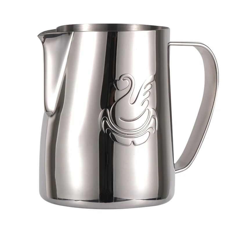 600Ml Stainless Steel Coffee Pitcher Milk Frothing Cup Cream Frother Jug Maker Espresso Latte Art Stencil for Bar Home 
600Ml Stainless Steel Coffee Pitcher Milk Frothing Cup Cream Frother Jug Maker Espresso Latte Art Stencil for Bar Home