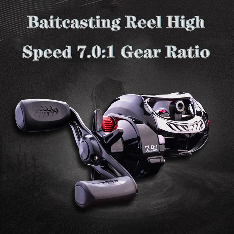 Baitcasting Reel Magnetic Brake System Reel 8KG Max Drag Freshwater Saltwater Fishing Reel Outdoor Fishing Wheel Tackle Tool
Baitcasting Reel Magnetic Brake System Reel 8KG Max Drag Freshwater Saltwater Fishing Reel Outdoor Fishing Wheel Tackle Tool