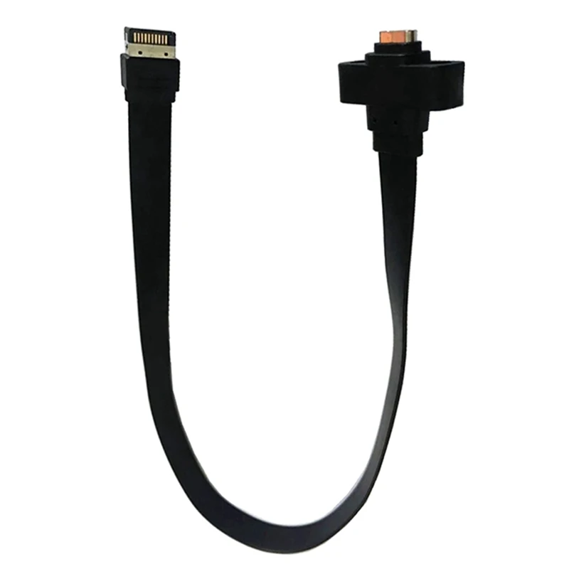 USB 3.1 Front Panel Type E To Type C Extension Cable ,Gen 2 (10 Gbit/S) Internal Adapter Cable,With 2 Screws 
USB 3.1 Front Panel Type E To Type C Extension Cable ,Gen 2 (10 Gbit/S) Internal Adapter Cable,With 2 Screws
