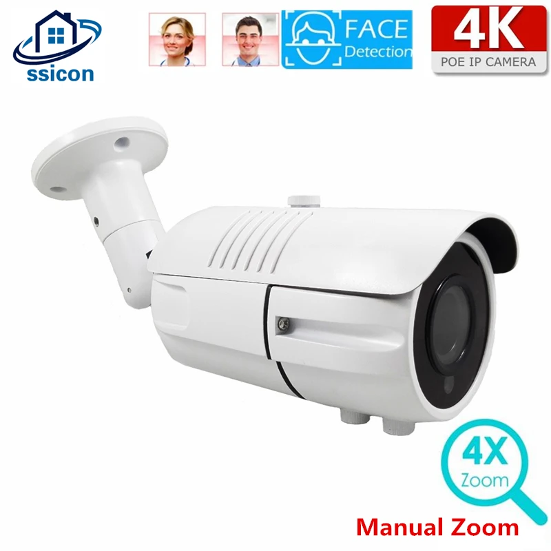 4K 8MP IP POE Camera Video Surveillance 2.8-12mm Lens IR Night Vision Bullet Security Network Camera Outdoor Face Detection
4K 8MP IP POE Camera Video Surveillance 2.8-12mm Lens IR Night Vision Bullet Security Network Camera Outdoor Face Detection