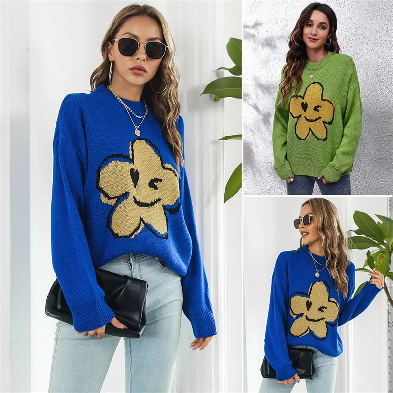 ILARES Women Sweater Tops Korean Fashion Long Sleeve Top Vintage Y2k Clothes Thick Sweaters Pullover 2022 Women's Winter Jumpers
ILARES Women Sweater Tops Korean Fashion Long Sleeve Top Vintage Y2k Clothes Thick Sweaters Pullover 2022 Women's Winter Jumpers