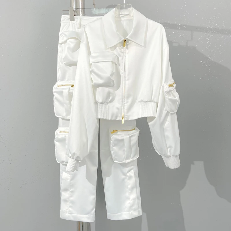 2023Spring Summer Light Luxury Women's New Work Pocket Suit Summer y2k clothes Spice Girls Shorts Jacket Straight Work Pants Top
2023Spring Summer Light Luxury Women's New Work Pocket Suit Summer y2k clothes Spice Girls Shorts Jacket Straight Work Pants Top