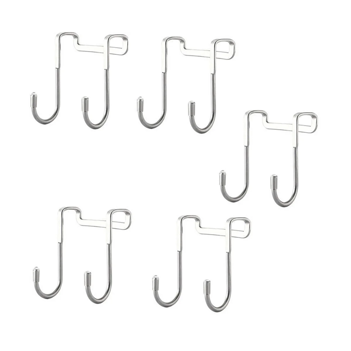 Stainless Steel Hook Double S-Type Hook Door Hook Back Hook Multi-Functional Wall Hook Door Back Hook 5 Pieces
Stainless Steel Hook Double S-Type Hook Door Hook Back Hook Multi-Functional Wall Hook Door Back Hook 5 Pieces