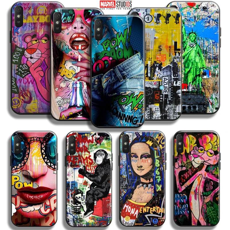 Street Graffiti Oil Painting Phone Case 6.53 Inch For Xiaomi Redmi 9A 9AT Carcasa Soft Funda Coque Black Liquid Silicon
Street Graffiti Oil Painting Phone Case 6.53 Inch For Xiaomi Redmi 9A 9AT Carcasa Soft Funda Coque Black Liquid Silicon