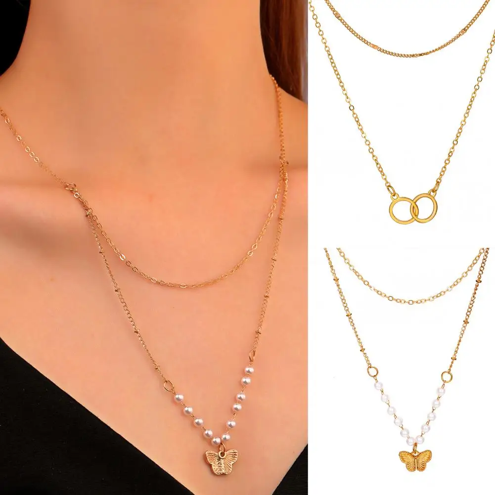 Stylish Pendant Necklace Geometric Easy Matching Circle Pendant Alloy Necklace Fine Women Necklace for Party
Stylish Pendant Necklace Geometric Easy Matching Circle Pendant Alloy Necklace Fine Women Necklace for Party