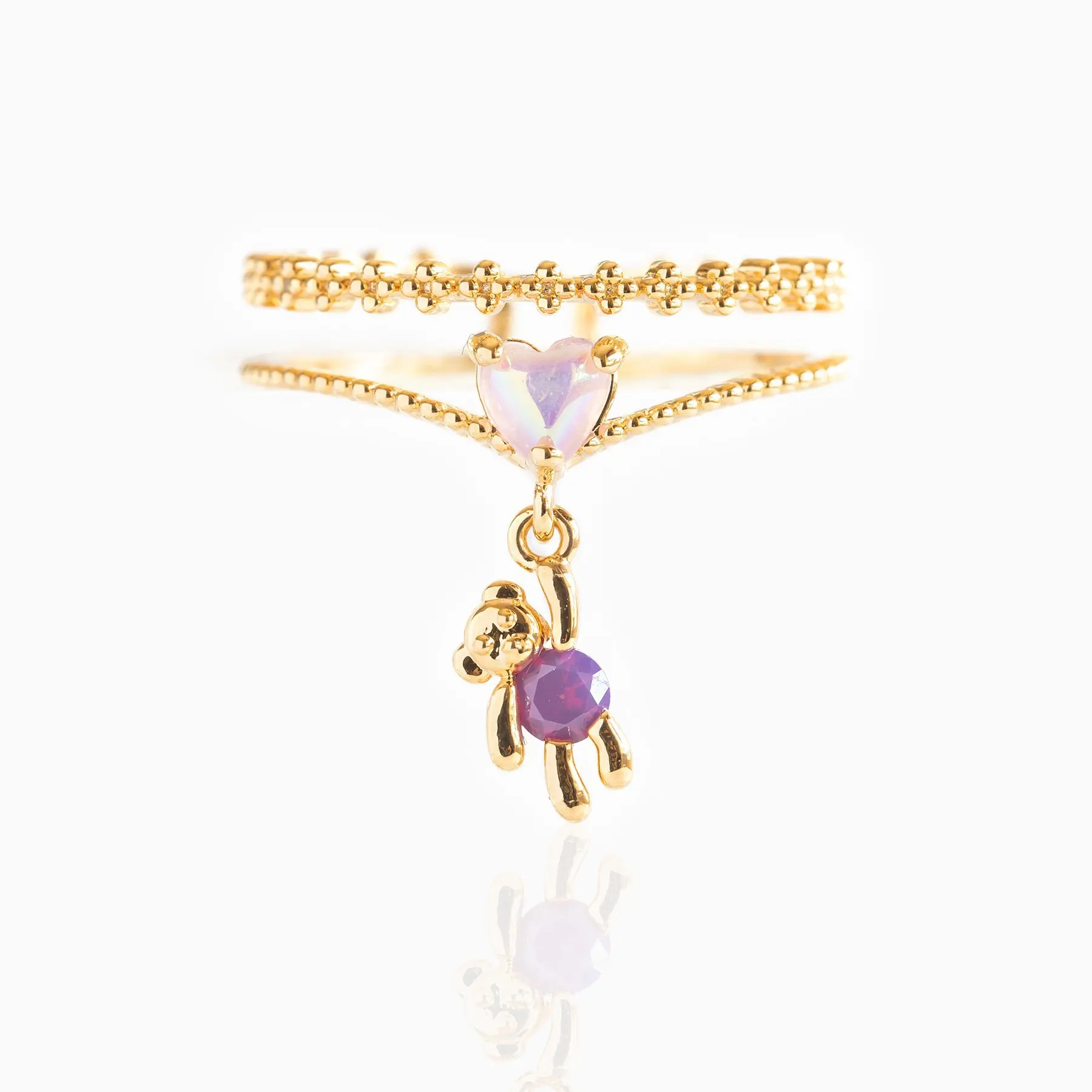 New Ins Simple Vintage Color Zircon Love Heart Rings Animal Bear Flower Rings For Women Girls Teens Fashion Aesthetic Jewelry
New Ins Simple Vintage Color Zircon Love Heart Rings Animal Bear Flower Rings For Women Girls Teens Fashion Aesthetic Jewelry