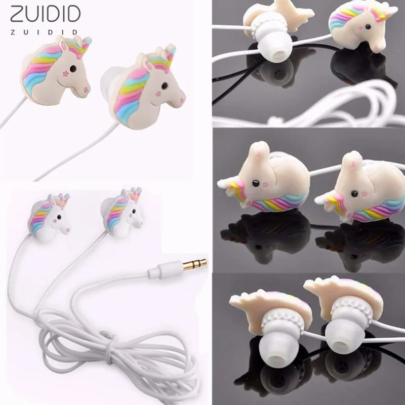 Cartoon Wired Headphones Cute Rainbow Horse Earphone 3.5mm With Mic Colorful For Kids Girls Gifts Ship Immediately
Cartoon Wired Headphones Cute Rainbow Horse Earphone 3.5mm With Mic Colorful For Kids Girls Gifts Ship Immediately