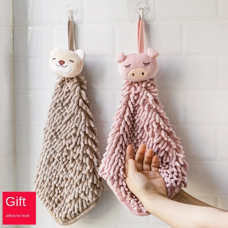 Chenille Korean Cute Cartoon Hanging Wipe Towel Kitchen Absorbent Towel Bathroom Bathroom Thickened Wipe Towel
Chenille Korean Cute Cartoon Hanging Wipe Towel Kitchen Absorbent Towel Bathroom Bathroom Thickened Wipe Towel
