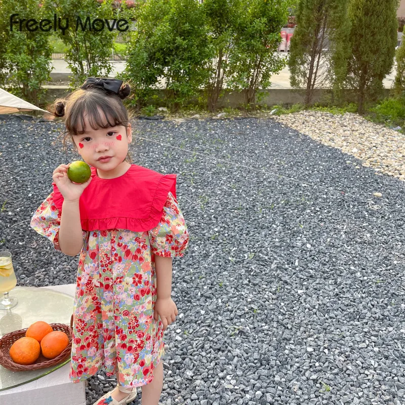 Freely Move 2022 Autumn Girls' Dress Baby Cute Flower Short SleeveParty Princess Dress Children's Toddler Kids Girls Clothing
Freely Move 2022 Autumn Girls' Dress Baby Cute Flower Short SleeveParty Princess Dress Children's Toddler Kids Girls Clothing