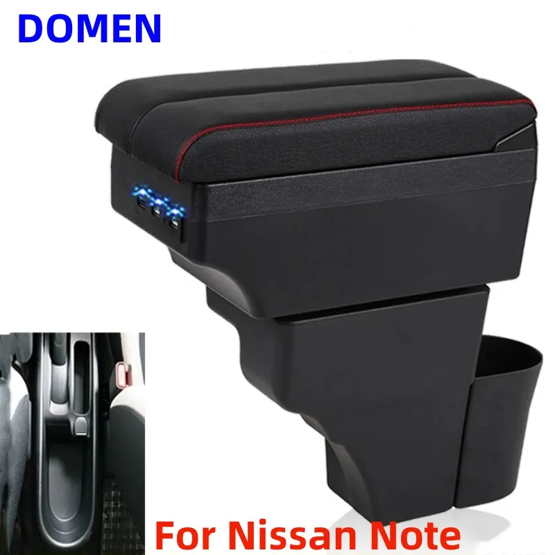For Nissan Note Armrest box Interior Parts Car Central Content With Retractable Cup Hole Large Space Dual Layer USB DOMEN
For Nissan Note Armrest box Interior Parts Car Central Content With Retractable Cup Hole Large Space Dual Layer USB DOMEN