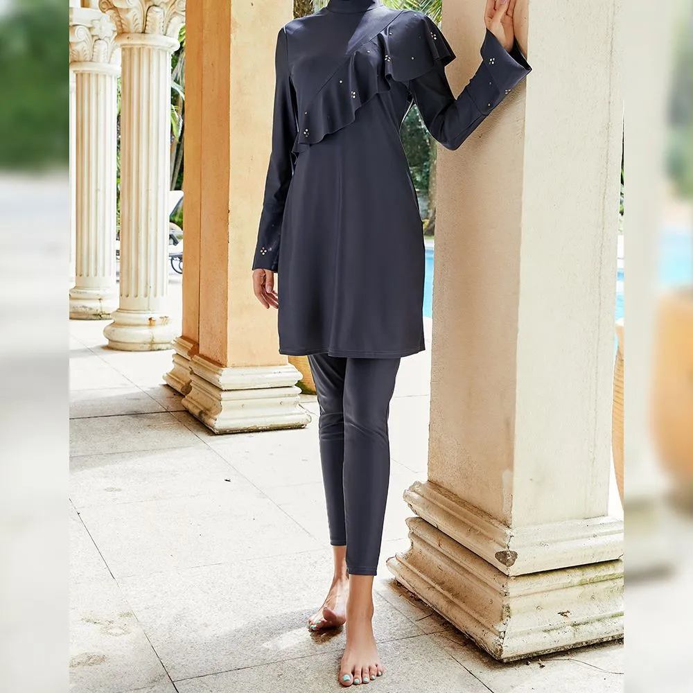 Burkini женский Мусульманский купальник с оборками, модель 2023 года, Женский Мусульманский купальник с длинным рукавом, скромный купальник, Нов...
Burkini женский Мусульманский купальник с оборками, модель 2023 года, Женский Мусульманский купальник с длинным рукавом, скромный купальник, Нов...