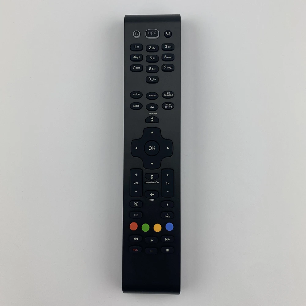 Новый оригинальный пульт дистанционного управления RC2094503/01B для UPC Mediabox
Новый оригинальный пульт дистанционного управления RC2094503/01B для UPC Mediabox