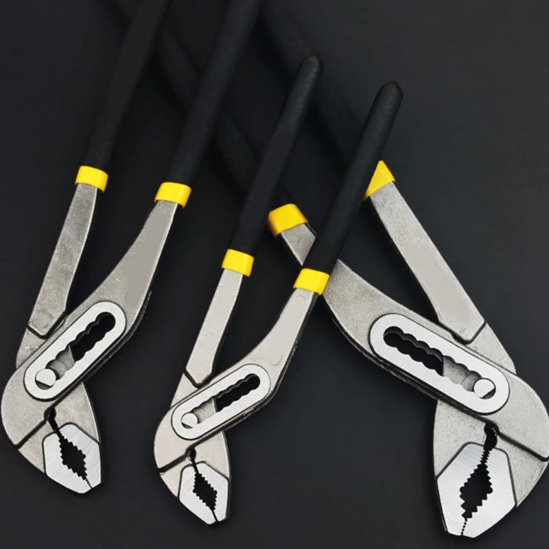Water Pump Plier Quick Change Adjustable Multigrip Groove Joint Pliers Plumbing Clamp Tools with Non-Slip Rubber Handle
Water Pump Plier Quick Change Adjustable Multigrip Groove Joint Pliers Plumbing Clamp Tools with Non-Slip Rubber Handle