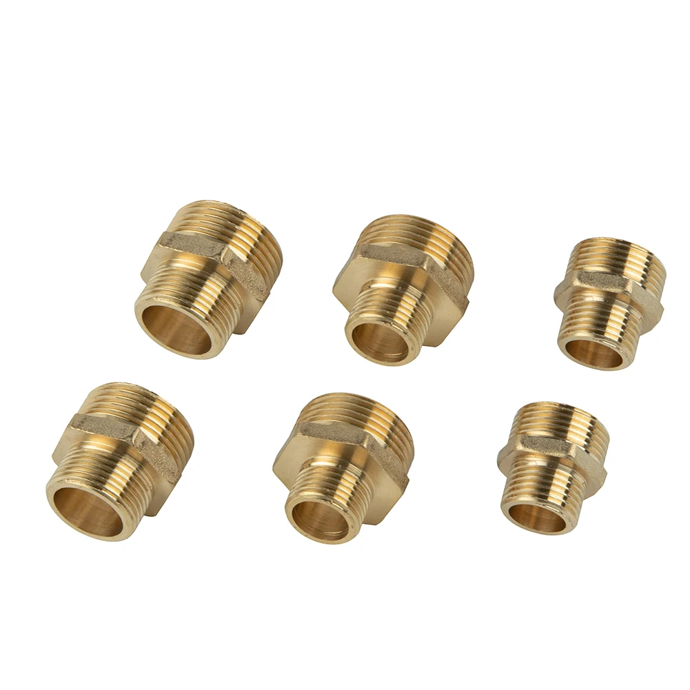 2pcs Solar Pipe Connector Male To Male Brass Reducing Adapters Reducing Hexagon Nipples DN12 DN16 DN20 Solar Power Supplies
2pcs Solar Pipe Connector Male To Male Brass Reducing Adapters Reducing Hexagon Nipples DN12 DN16 DN20 Solar Power Supplies