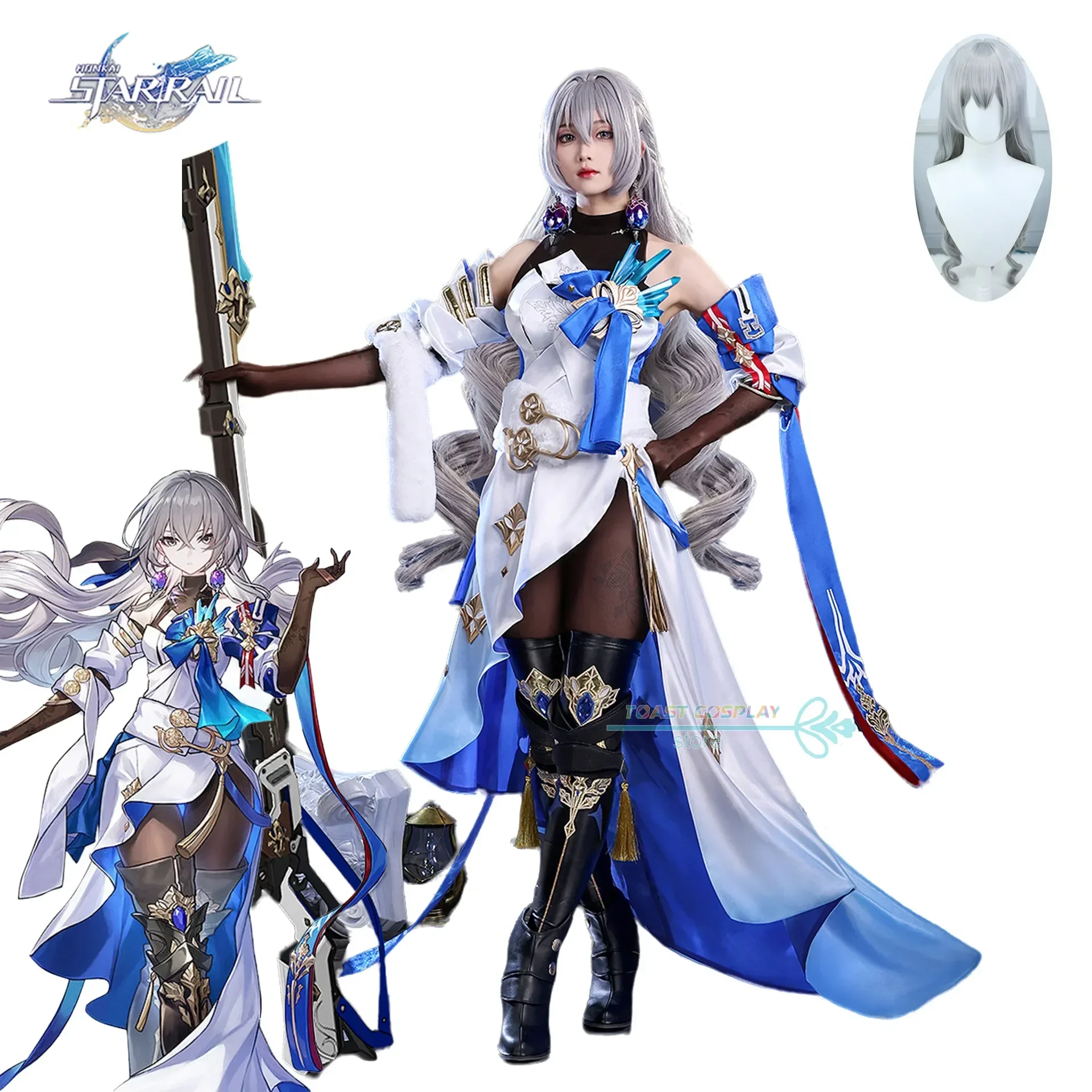 Bronya Cosplay Honkai Start Rail Bronya Rand Cosplay Costume Anime Carnival Dress Up Party Clothes Women Sexy Suits Accessories
Bronya Cosplay Honkai Start Rail Bronya Rand Cosplay Costume Anime Carnival Dress Up Party Clothes Women Sexy Suits Accessories