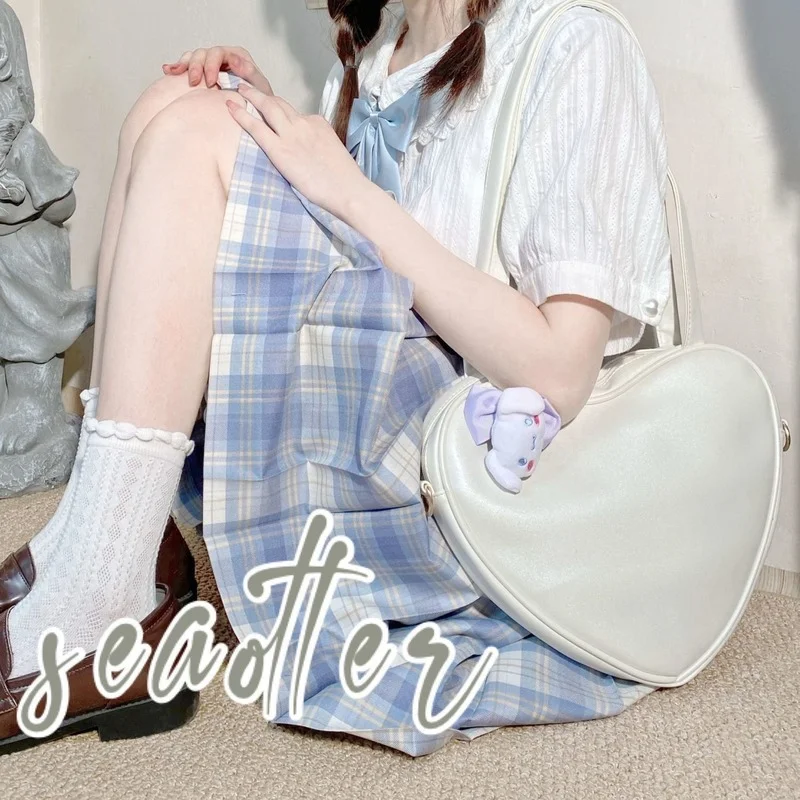 Japanese Preppy Style JK Lolita Shoulder Bag Sweet Cute Heart Bag For Women Kawaii Female Candy Color Handbags Pouch 2022
Japanese Preppy Style JK Lolita Shoulder Bag Sweet Cute Heart Bag For Women Kawaii Female Candy Color Handbags Pouch 2022