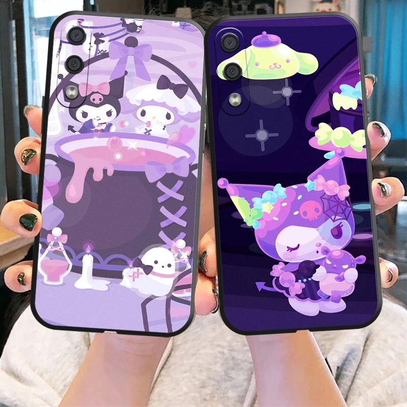 

Hello Kitty Cute Phone Case For Samsung Galaxy A11 A20 A21S A52 4G 5G A71 4G 5G A72 Funda Carcasa Liquid Silicon Back