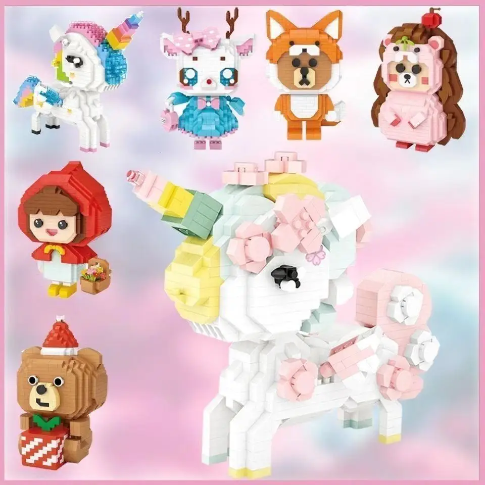 24 styles Animal mini Blocks 3D Model DIY Mini Diamond Blocks Bricks Building Toy for Children Gift
24 styles Animal mini Blocks 3D Model DIY Mini Diamond Blocks Bricks Building Toy for Children Gift