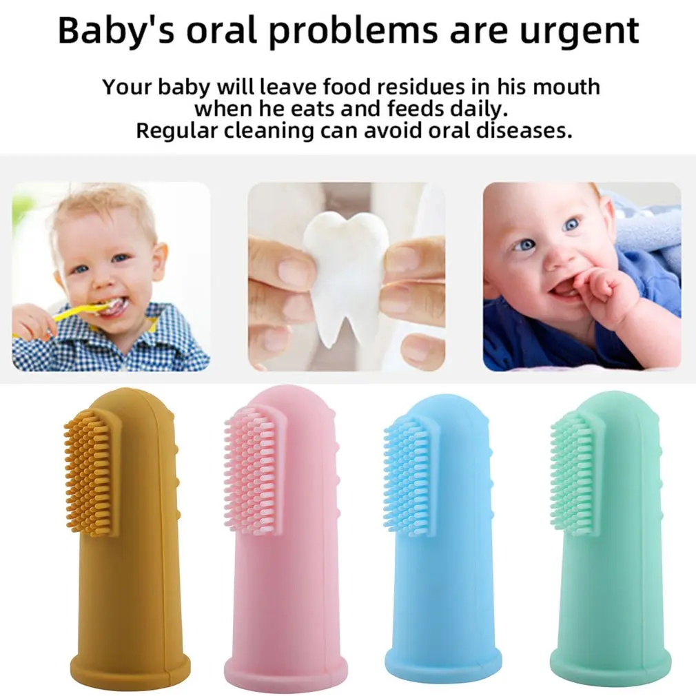 Silicone Baby Soft Finger Toothbrush BPA Free Silicone Infant Tooth Teeth Clean Brush Food Grade Silicone Bebes Oral Health Care
Silicone Baby Soft Finger Toothbrush BPA Free Silicone Infant Tooth Teeth Clean Brush Food Grade Silicone Bebes Oral Health Care
