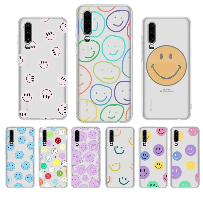 FHNBLJ Fashion Cute Colorful Smile Phone Case For Huawei P20 P30 Pro P40 lite Mate 20lite for Y5 Y6 Honor 8X 10 Capa
FHNBLJ Fashion Cute Colorful Smile Phone Case For Huawei P20 P30 Pro P40 lite Mate 20lite for Y5 Y6 Honor 8X 10 Capa
