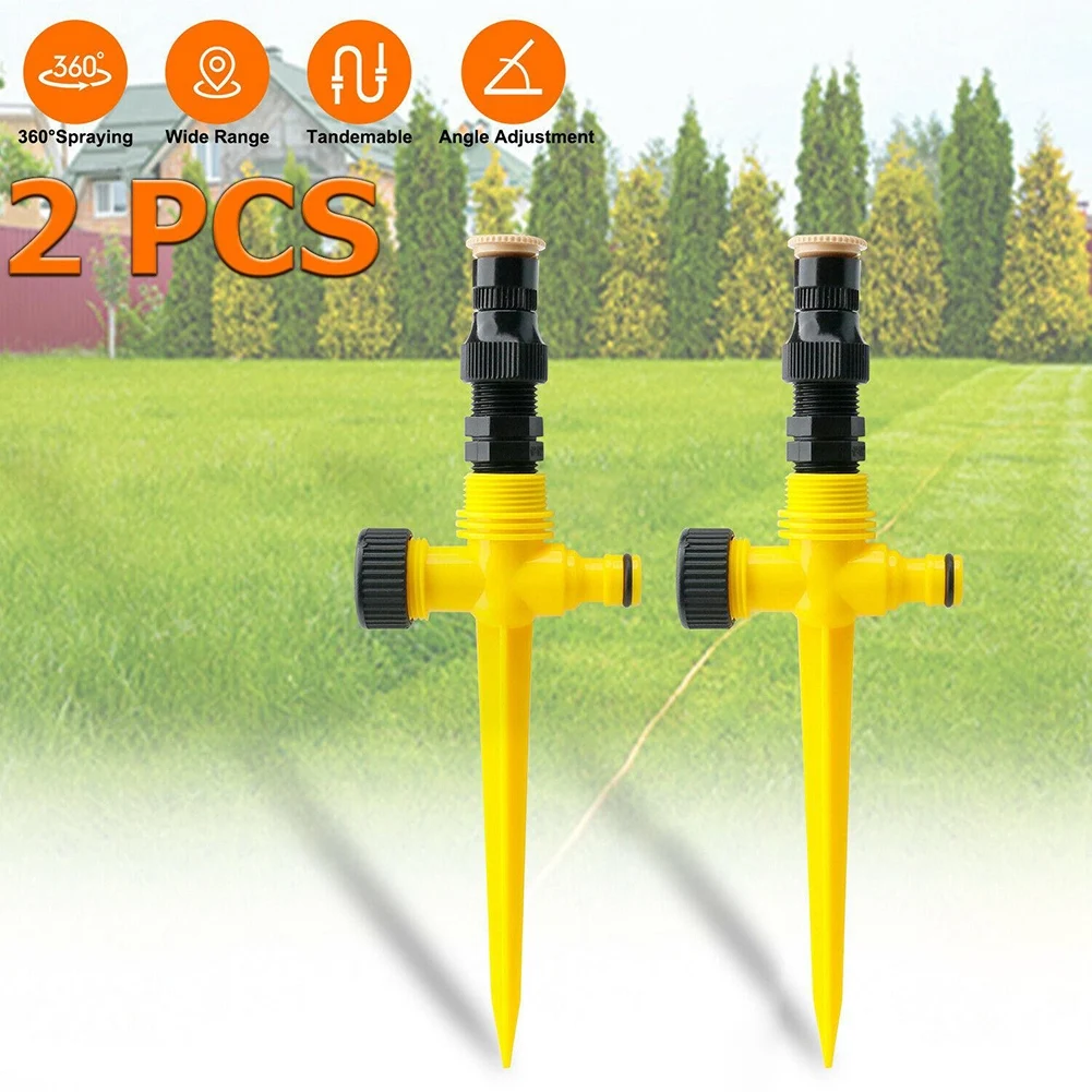 

360° Rotation Auto Irrigation System Garden Lawn Sprinkler Patio Save Water Plant Watering Sprinkler Ground Irrigation Tools