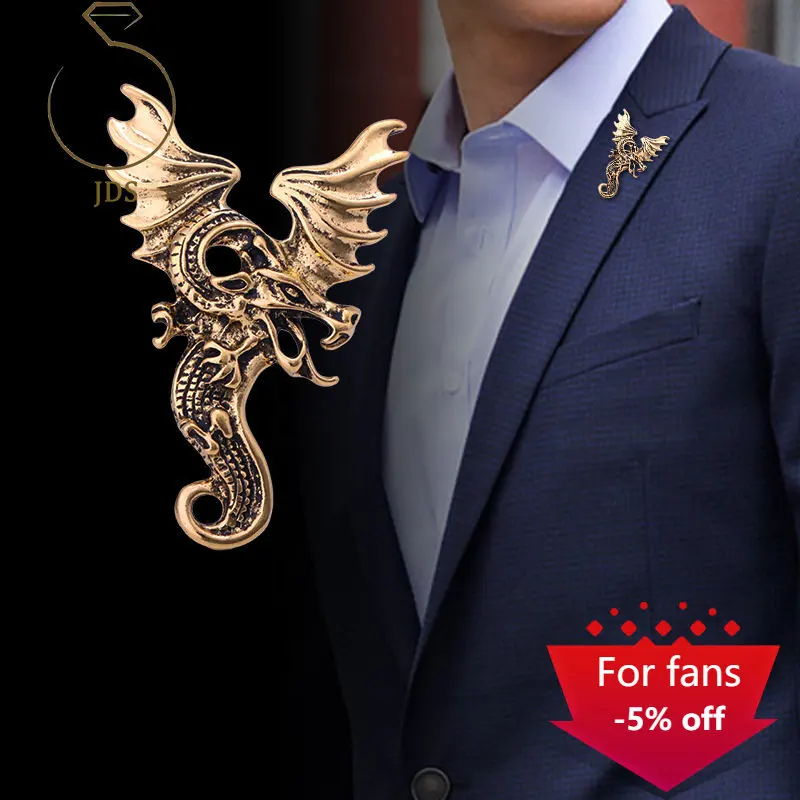 New Year Brooches for Women Designer Retro Flying Dragon Brooch Men's Wing Dragon Corsage Wing Dinosaur Pin Free Shipping
New Year Brooches for Women Designer Retro Flying Dragon Brooch Men's Wing Dragon Corsage Wing Dinosaur Pin Free Shipping