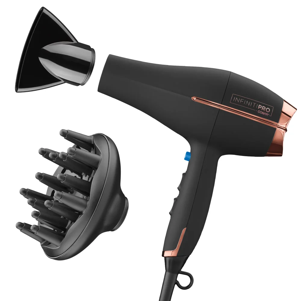 Blow Dryers Hair Dryer InfinitiPRO Full Body & Shine Pro Professional Ionic Ceramic Hair Dryer, 1875 Watts, Metallic (US Stock
Blow Dryers Hair Dryer InfinitiPRO Full Body & Shine Pro Professional Ionic Ceramic Hair Dryer, 1875 Watts, Metallic (US Stock