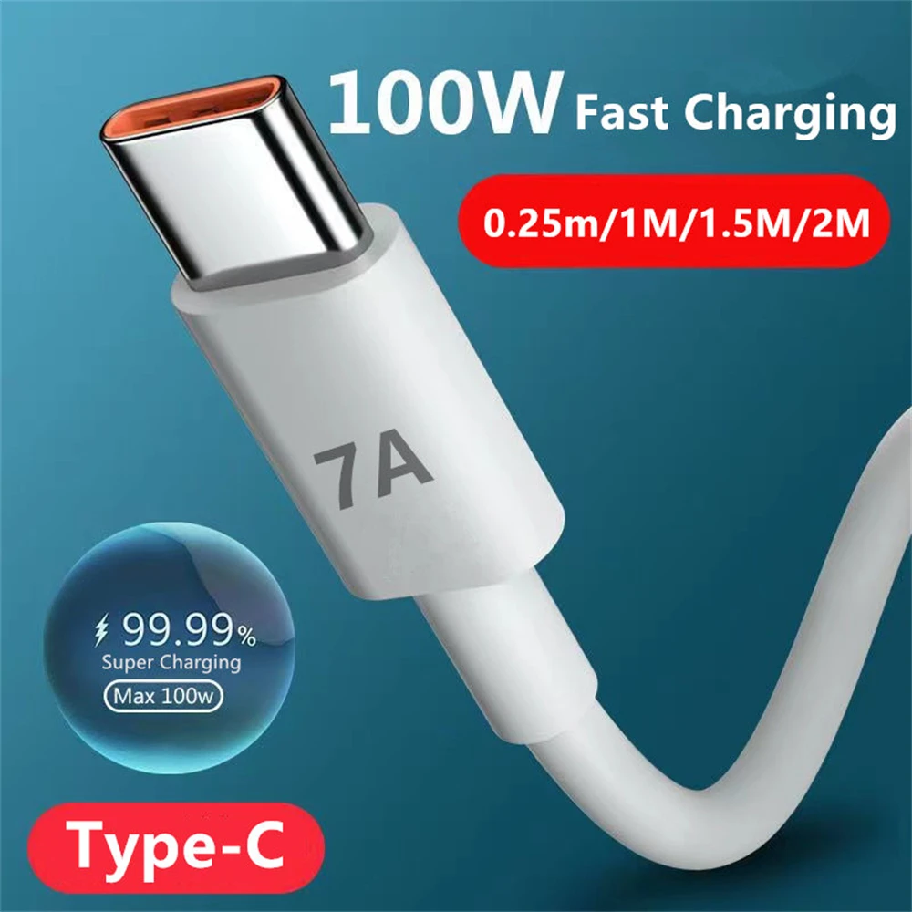 7A USB Type C Super-Fast Charge Cable for Huawei P40 P30 Mate 40 USB Fast Charing Data Cord for Xiaomi Mi 12 Pro Oneplus Realme
7A USB Type C Super-Fast Charge Cable for Huawei P40 P30 Mate 40 USB Fast Charing Data Cord for Xiaomi Mi 12 Pro Oneplus Realme