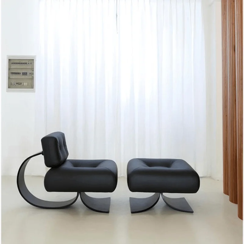 Nordic Black Living Room Chair Luxury Leather Floor Bedroom Living Room Chair Design Adults Chaises De Salon Household Products
Nordic Black Living Room Chair Luxury Leather Floor Bedroom Living Room Chair Design Adults Chaises De Salon Household Products