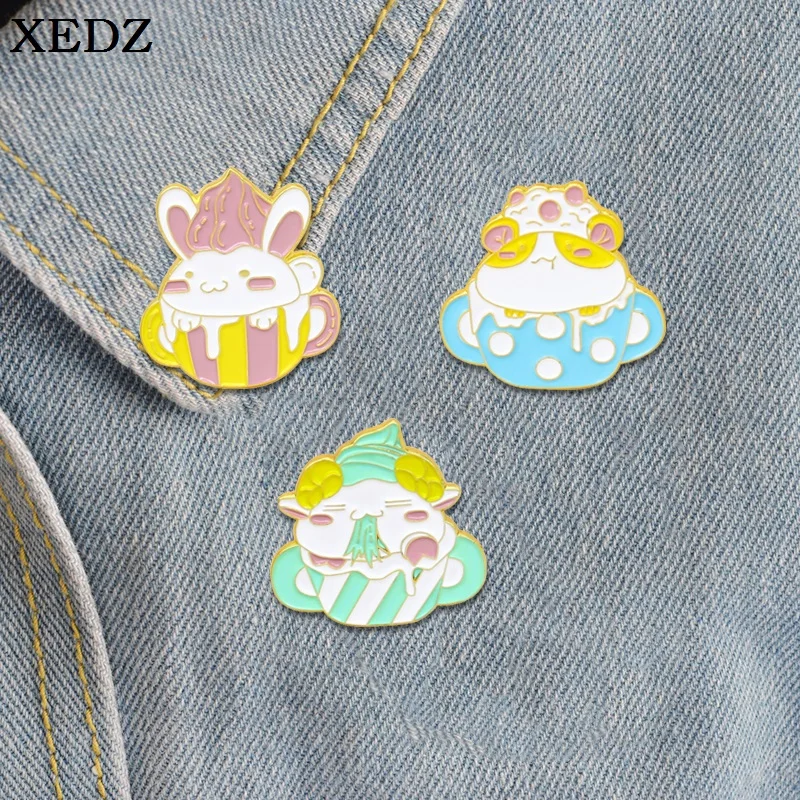 Cartoon Animal Bath Mug Enamel Pin Japanese and Korean Fresh Cute Sheep Rabbit Metal Brooch Clothes Bag Lapel Badge Jewelry Gift
Cartoon Animal Bath Mug Enamel Pin Japanese and Korean Fresh Cute Sheep Rabbit Metal Brooch Clothes Bag Lapel Badge Jewelry Gift