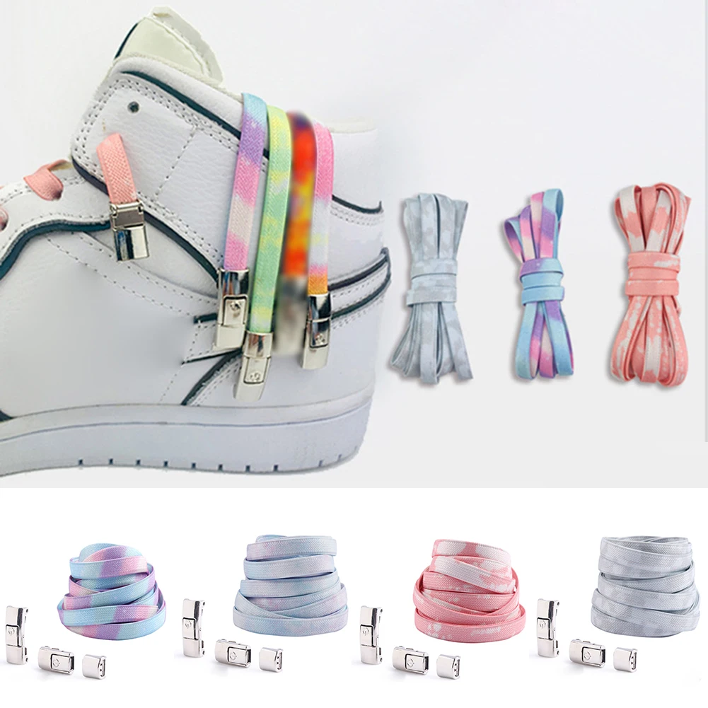 2022 New Quick Button Tie Dyed Shoelaces Elastic No Tie Shoe Laces For Shoes Lace Metal Snap Lock Kids Adult Flat Shoestringgs
2022 New Quick Button Tie Dyed Shoelaces Elastic No Tie Shoe Laces For Shoes Lace Metal Snap Lock Kids Adult Flat Shoestringgs