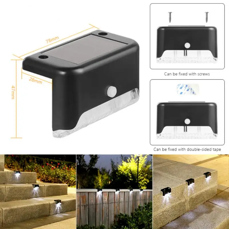 Warm White Garden Landscape Step Deck Lights LED Solar Lamp Balcony Fence Lights Outdoor Waterproof Pathes Stair Wall Lighting
Warm White Garden Landscape Step Deck Lights LED Solar Lamp Balcony Fence Lights Outdoor Waterproof Pathes Stair Wall Lighting