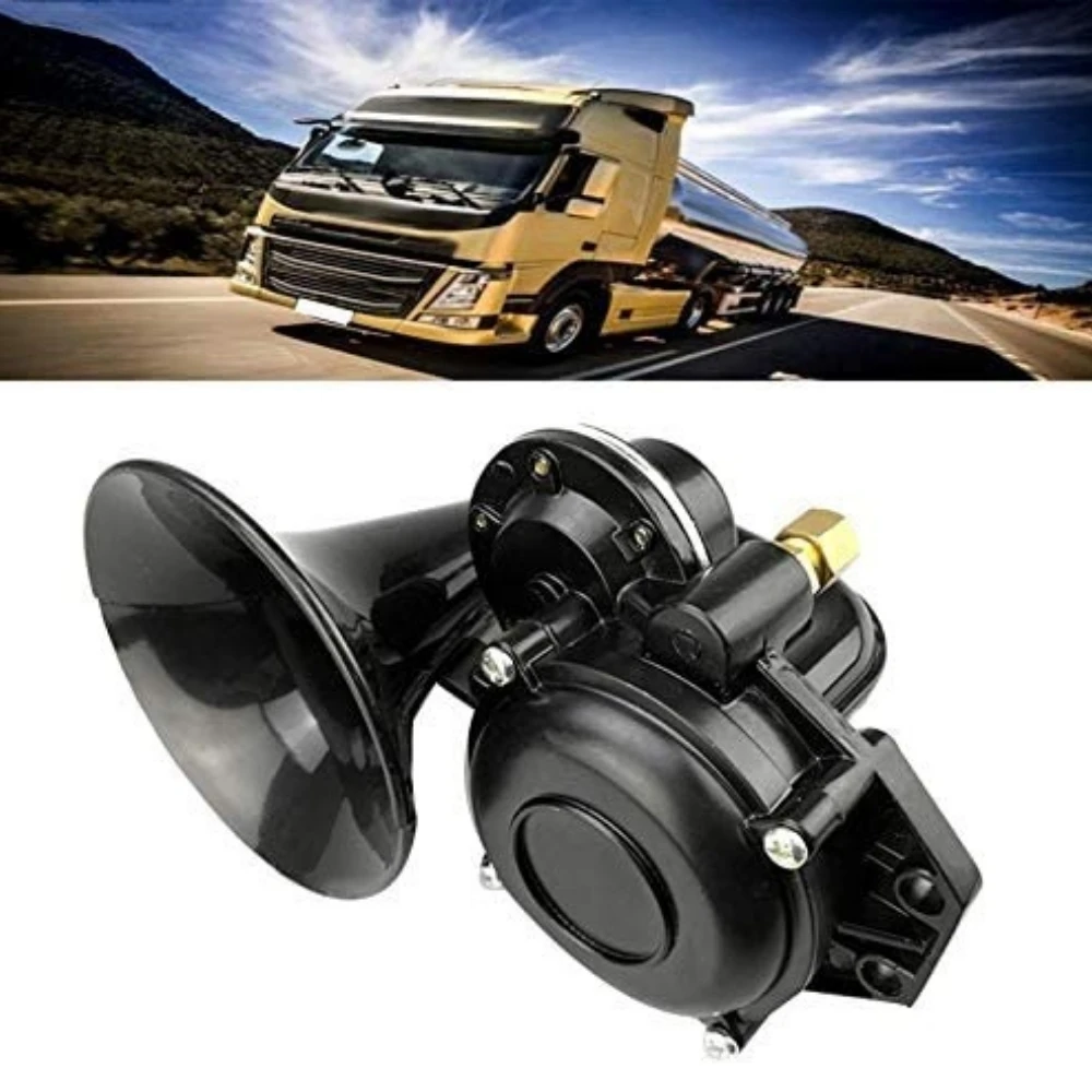 Horn Truck 135db Air Horn 12/24V Super Loud Trumpet Air Horn With Electric Valve Flat For Auto Car Vehicle Trucks, Black
Horn Truck 135db Air Horn 12/24V Super Loud Trumpet Air Horn With Electric Valve Flat For Auto Car Vehicle Trucks, Black