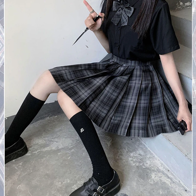 Summer Polar Night Song jk Uniform Plaid Dress Genuine Set Original Summer Girl Plaid Dress Pleated Skirt
Summer Polar Night Song jk Uniform Plaid Dress Genuine Set Original Summer Girl Plaid Dress Pleated Skirt