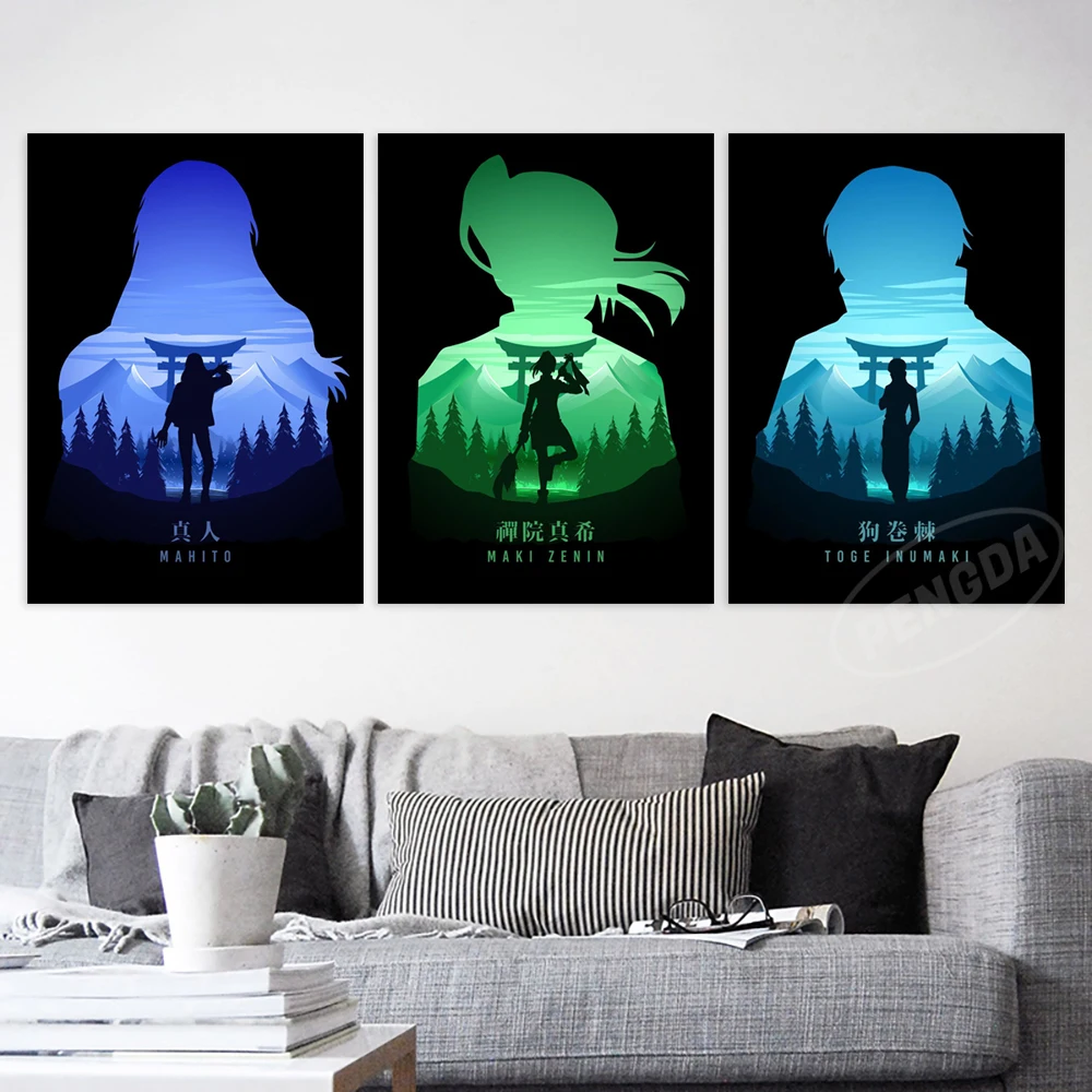 Wall Art Jujutsu Kaisen Canvas Inumaki Toge Home Decor Yuta Okkotsu Pictures Gojo Satoru HD Printed Mahito Paintings Living Room
Wall Art Jujutsu Kaisen Canvas Inumaki Toge Home Decor Yuta Okkotsu Pictures Gojo Satoru HD Printed Mahito Paintings Living Room