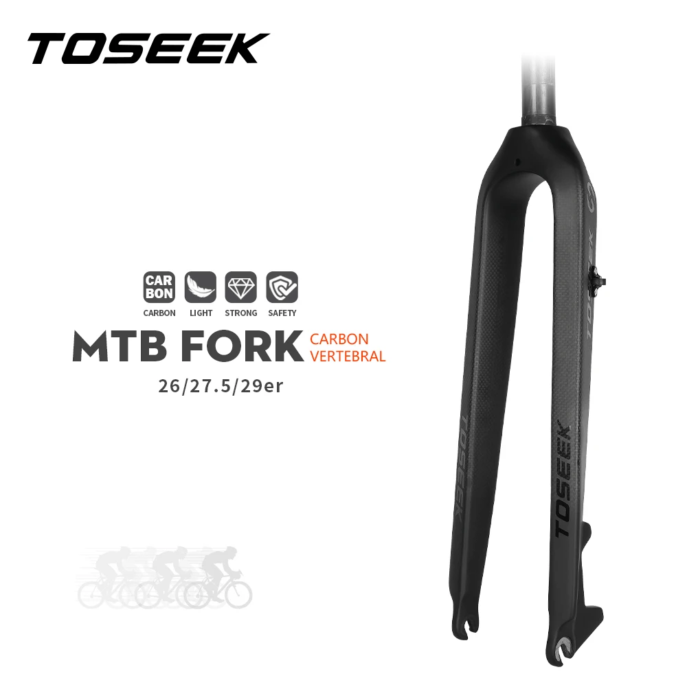 Велосипедная вилка TOSEEK MTB из углеродного волокна, передняя вилка 26/27, 5/29 дюйма, жесткая Велосипедная вилка с прямой трубкой, 560 г, карбоновая легкая Велосипедная вилка
Велосипедная вилка TOSEEK MTB из углеродного волокна, передняя вилка 26/27, 5/29 дюйма, жесткая Велосипедная вилка с прямой трубкой, 560 г, карбоновая легкая Велосипедная вилка
