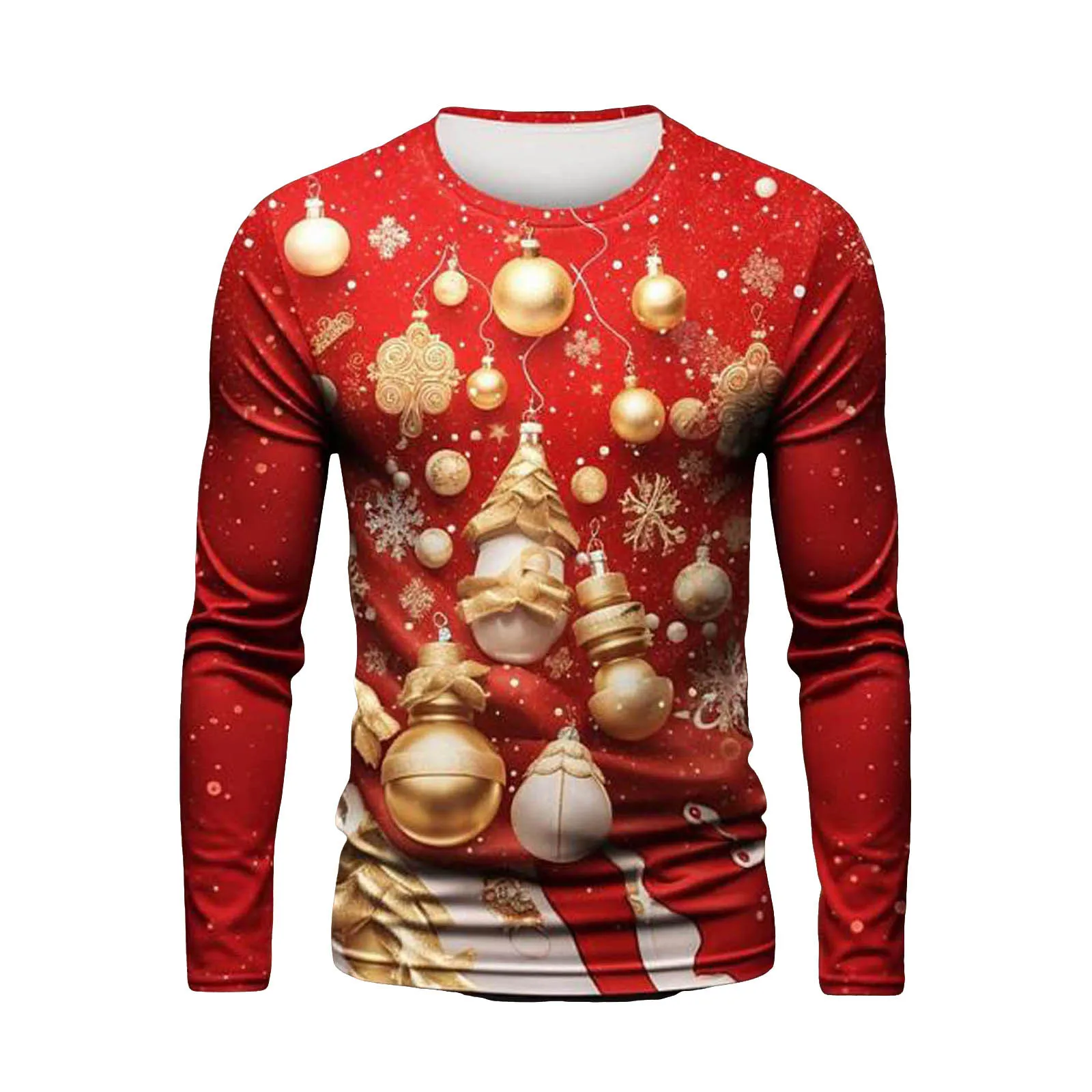 Mens Christmas Fashion Trend Digital 3D Printed Long Sleeve T Shirt Camisetas Hombre Basic Top
Mens Christmas Fashion Trend Digital 3D Printed Long Sleeve T Shirt Camisetas Hombre Basic Top