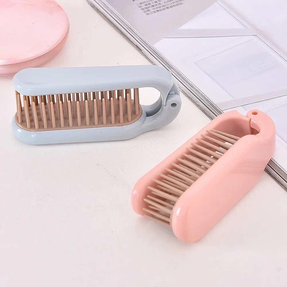 1pc Hair Styling Accessaries Foldable Hair Comb Portable Travel Curling Straight Hair Brush Soft Tooth Anti Static Head
1pc Hair Styling Accessaries Foldable Hair Comb Portable Travel Curling Straight Hair Brush Soft Tooth Anti Static Head