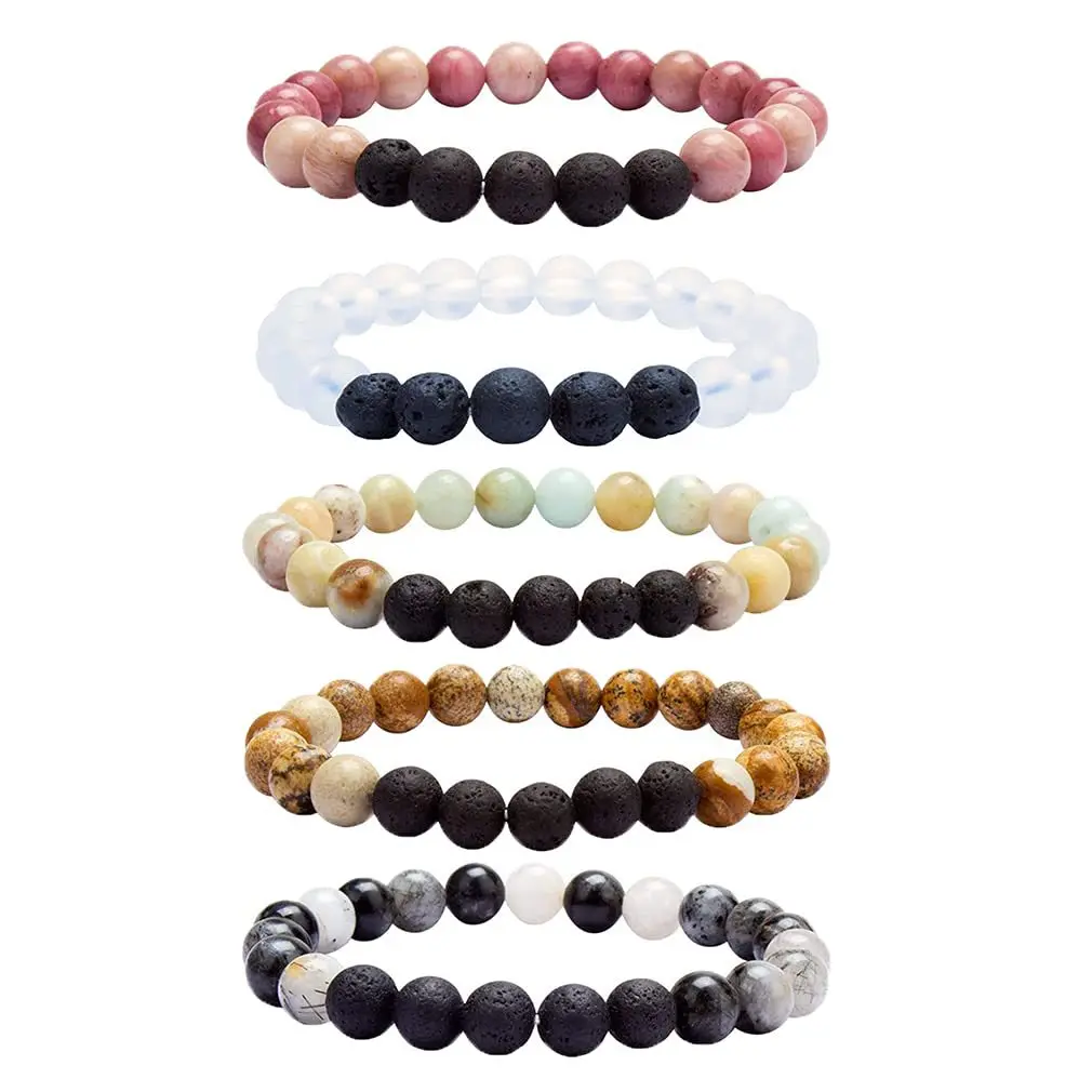 Beaded Bracelets Essential Oil Bracelets Semi Precious Gemstone Healing Crystal Bracelets for Man Women Stretch Anxiety Bracelet
Beaded Bracelets Essential Oil Bracelets Semi Precious Gemstone Healing Crystal Bracelets for Man Women Stretch Anxiety Bracelet