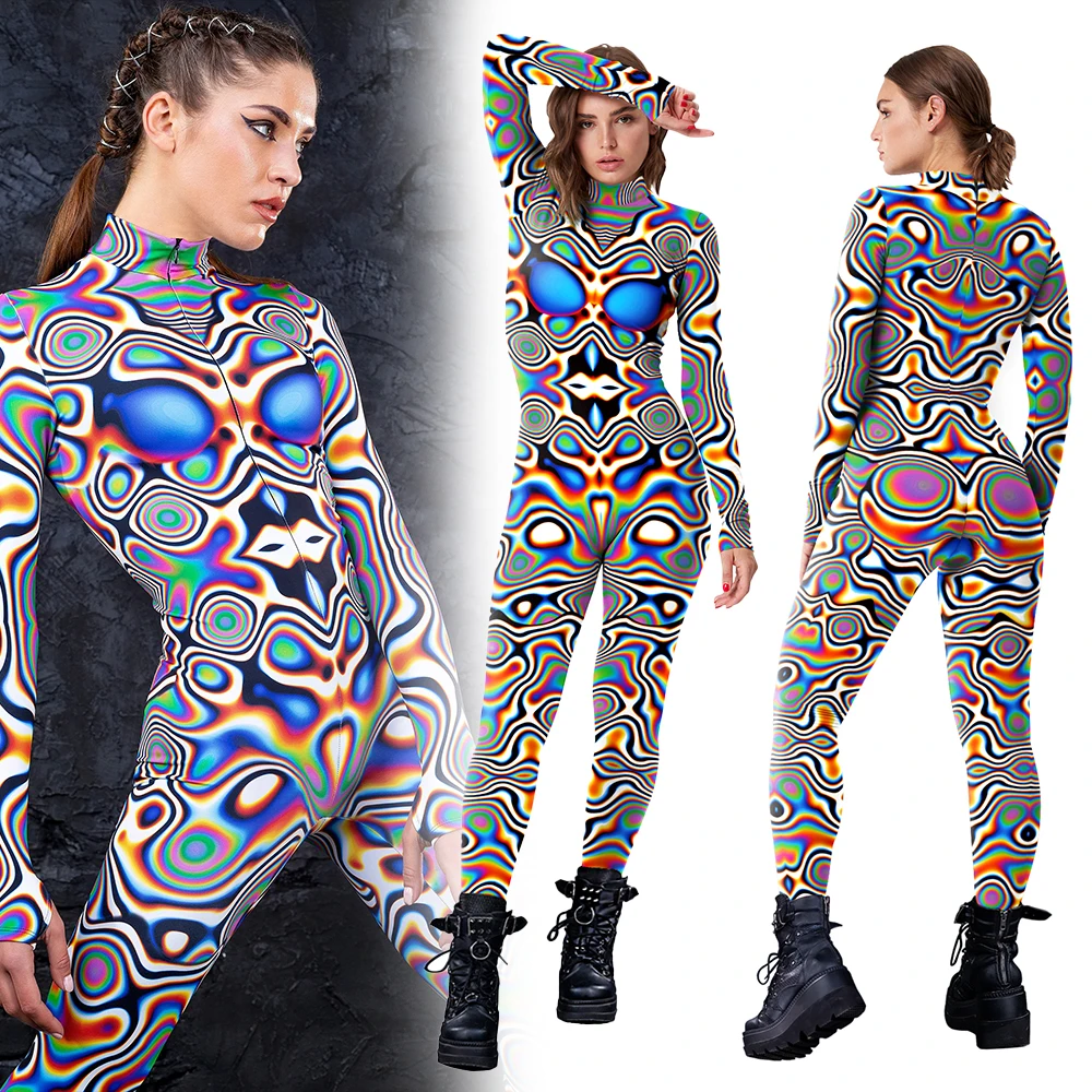 VIP FASHION Halloween Cosplay Costumes For Women Carnival Punk Steampunk Sexy Slim Jumpsuit Performance Zentai Bodysuit
VIP FASHION Halloween Cosplay Costumes For Women Carnival Punk Steampunk Sexy Slim Jumpsuit Performance Zentai Bodysuit
