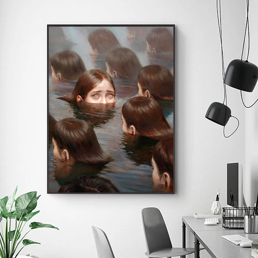 Woman Countercurrent Canvas Painting Prints Oil Picture Posters For Living Room Bedroom Wall Art Home Decoration Mural Gift
Woman Countercurrent Canvas Painting Prints Oil Picture Posters For Living Room Bedroom Wall Art Home Decoration Mural Gift