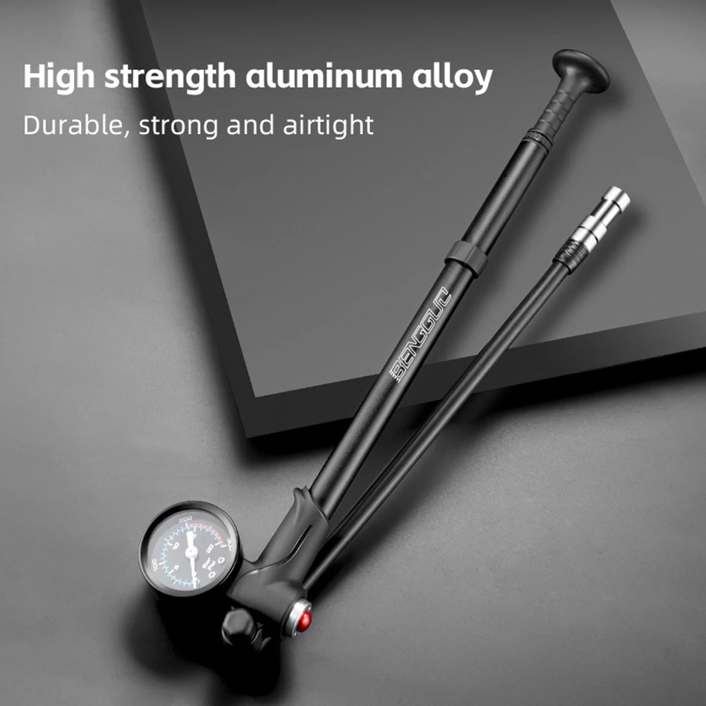 300psi Portable Air Pump Mountain Bicycle High-pressure Bike With Gauge For Fork &Rear Suspension Shock Absorber Pump Tool
300psi Portable Air Pump Mountain Bicycle High-pressure Bike With Gauge For Fork &Rear Suspension Shock Absorber Pump Tool